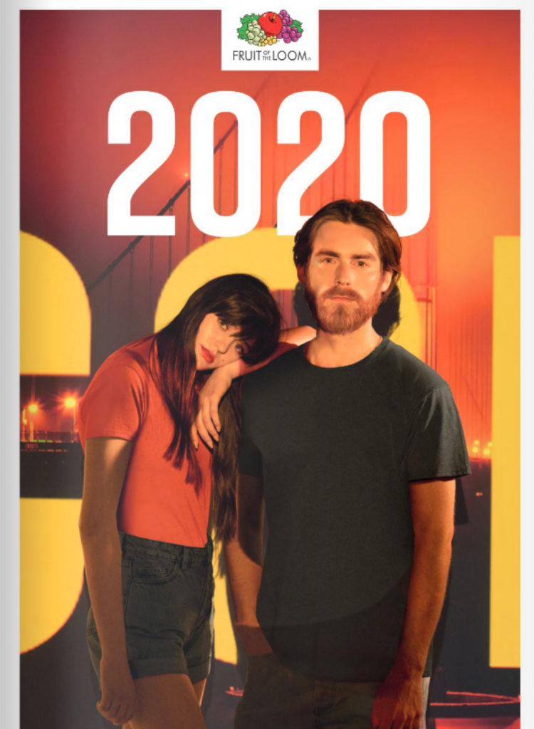 Portada del catálogo Fruit of the Loom