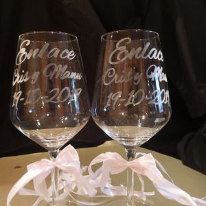 GRABADO SOBRE VIDRIO