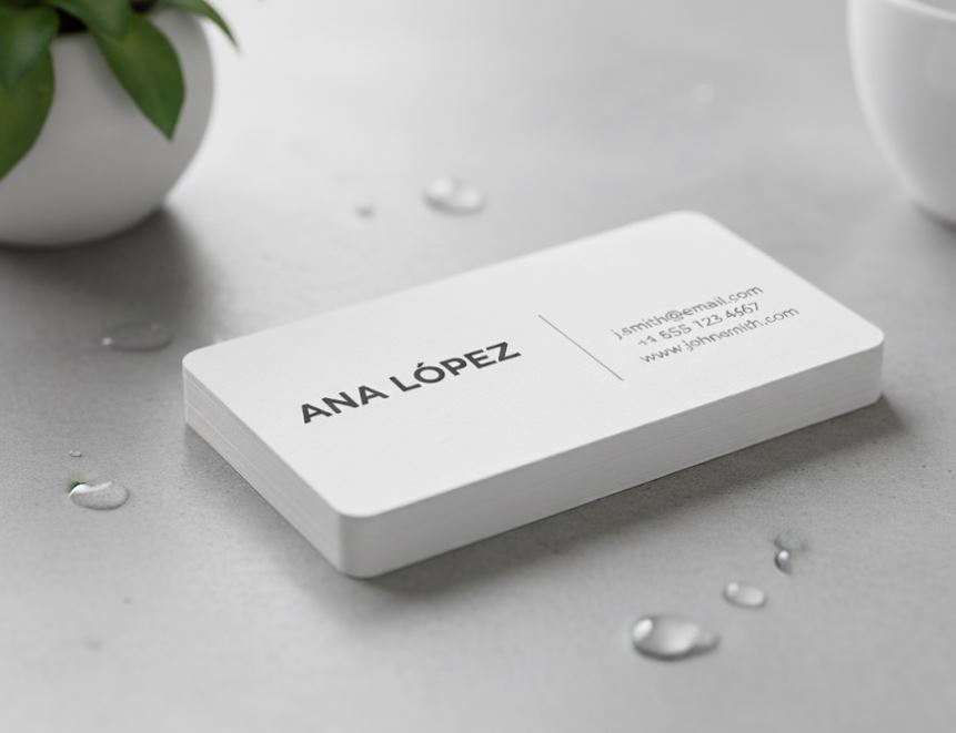 Tarjeta con cantos redondeados