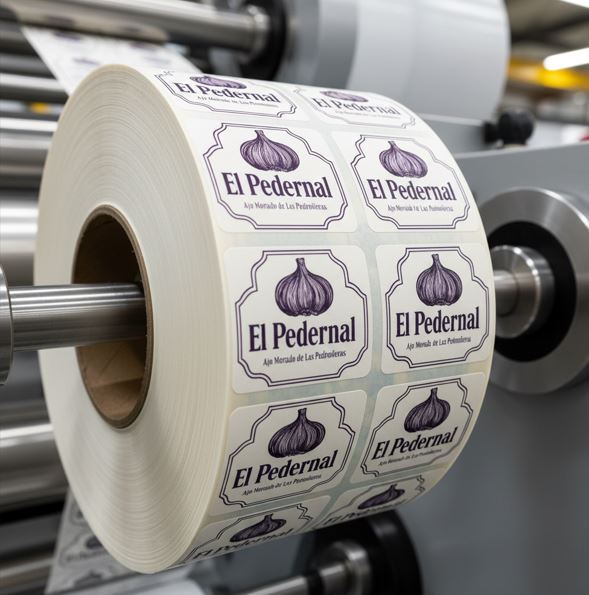 Ejemplos de formas y tipos de corte para pegatinas