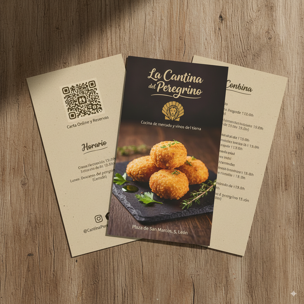 Tríptico Desplegable